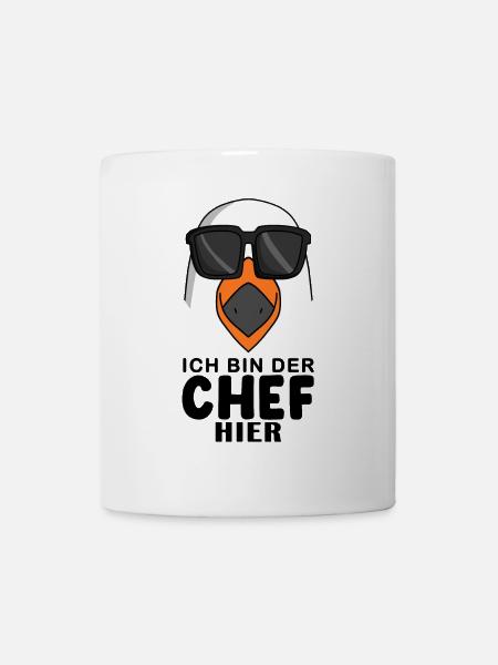 Cool Möwe Chef - Tasse - Weiß