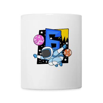 6 years old Young astronaut - Mug - white - Front