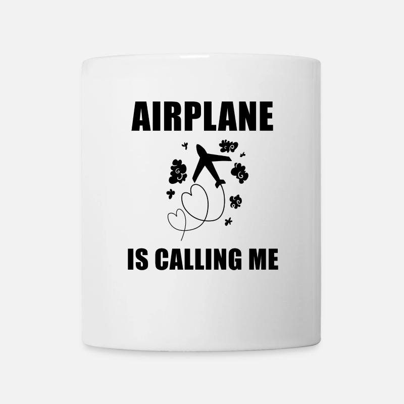 Avions Avion - Mug blanc - blanc