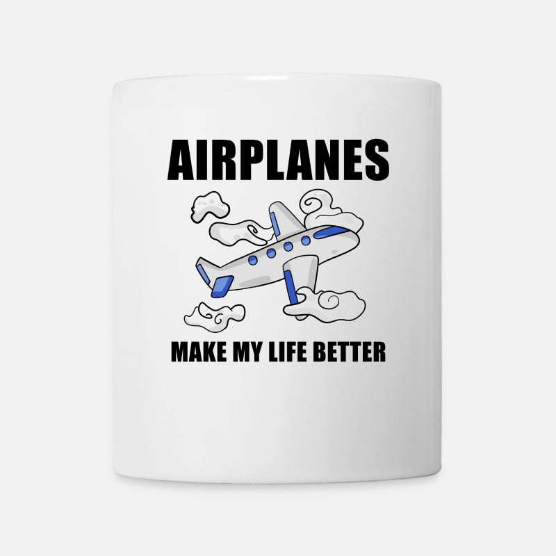 Flugzeuge - Tasse - Weiß