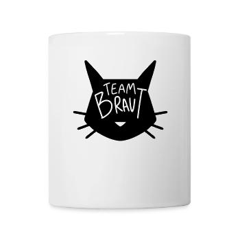 Team Braut Katze - Tasse - Weiß - Vorne
