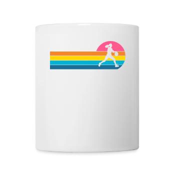 Basketball féminin Basketball féminin - Mug blanc - blanc - Devant