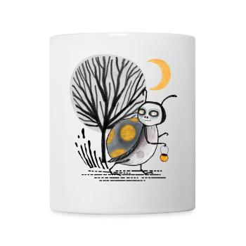 Mondnacht Waldkäfer-Tierchen - Tasse - Weiß - Vorne