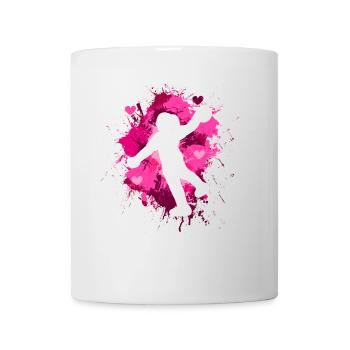 Handball Handball Joueur de handball féminin - Mug blanc - blanc - Devant