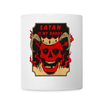 Satan ist mein Vater - Tasse - Weiß - Vorne