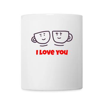 Valentinstag, Valentinstag, Valentinstag - Tasse - Weiß - Vorne