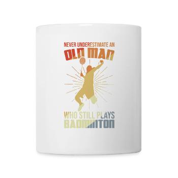 Badminton Großvater - Tasse - Weiß - Vorne