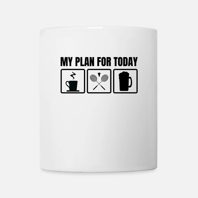 Plan für heute - Tasse - Weiß