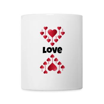 Valentinstag, Valentinstag, Valentinstag - Tasse - Weiß - Vorne