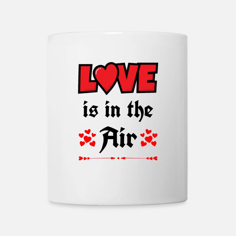 Saint-Valentin, Saint-Valentin, Saint-Valentin - Mug blanc - blanc