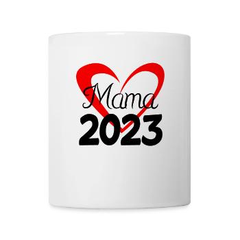Mama 2023 - Tasse - Weiß - Vorne