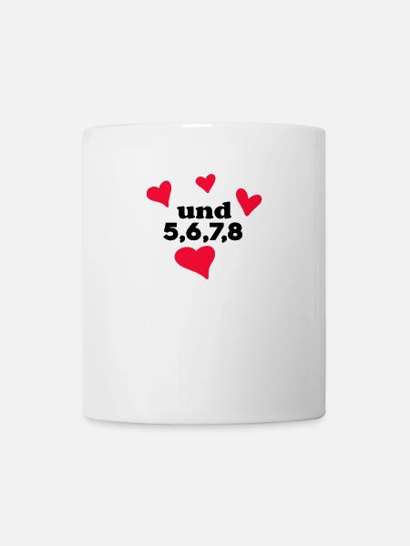 Tanzen Tanz Tanzkurs Rhythmus - Tasse - Weiß
