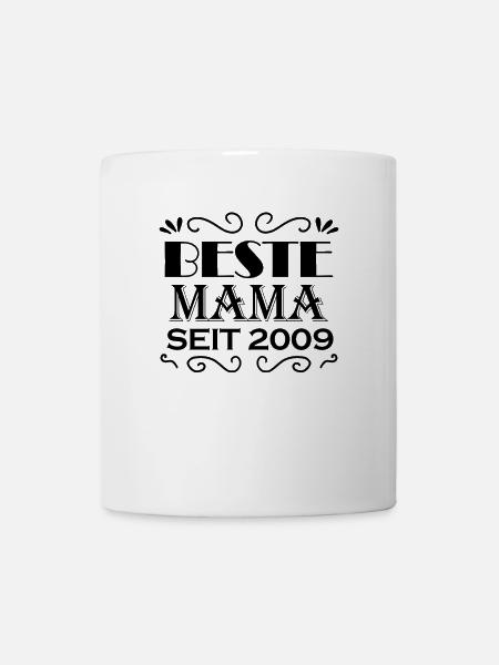 Beste Mama seit 2009 - Tasse - Weiß