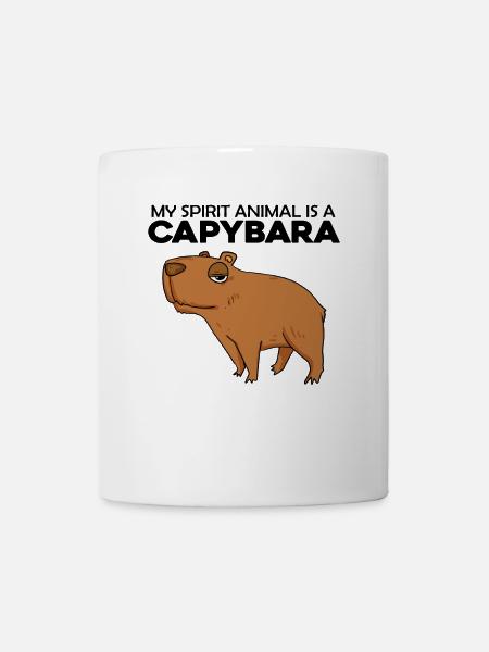 Capybara Wasserschwein Geschenk - Tasse - Weiß