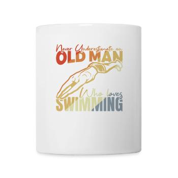 Großvater Schwimmer - Tasse - Weiß - Vorne