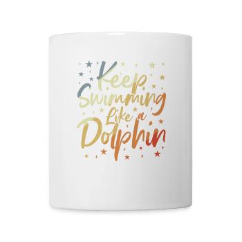 Schwimmer Witz - Tasse - Weiß - Vorne
