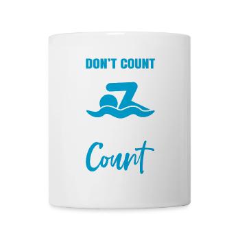 Motivation zum Schwimmen - Tasse - Weiß - Vorne