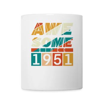 1951 Anniversaire Naissance Année de naissance millésime - Mug blanc - blanc - Devant