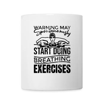 Competitive swimmers - Mug - white - Front