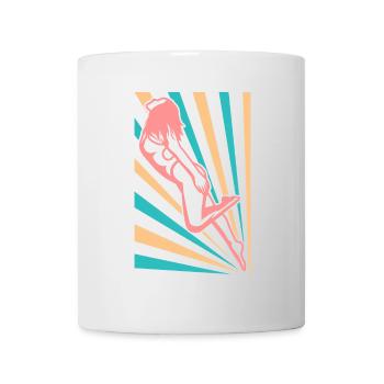 Girls Swimming - Mug - white - Front