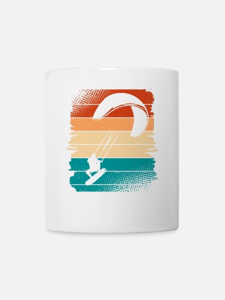 Kitesurfer Kiteboard Kitesurfen Kitesurf - Tasse - Weiß