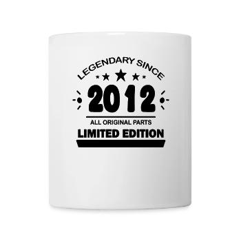Year of construction 2012 Saying - Mug - white - Front