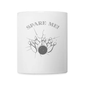 Spare Me Ten Pin Bowling - Ten Pin Bowling T-Shirt - Mug blanc - blanc - Devant