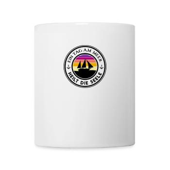 A day at the sea heals the soul - Mug - white - Front