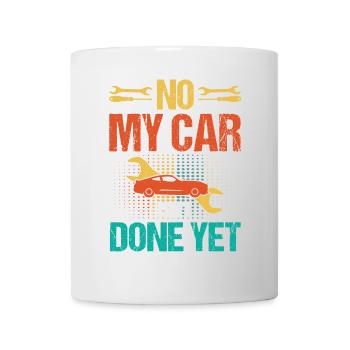 Begrenztes Auto, kein Wagen - Tasse - Weiß - Vorne