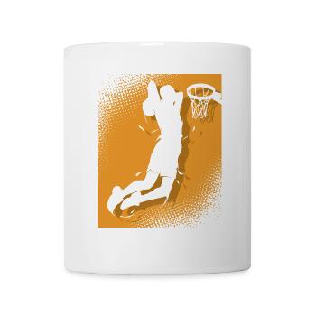 Basketball Basketballer - Tasse - Weiß - Vorne