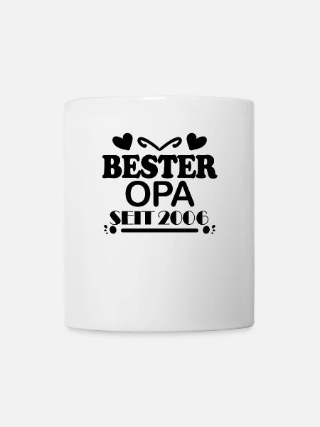 Bester Opa seit 2006 - Tasse - Weiß