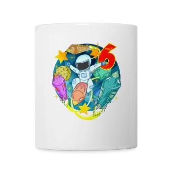 6 Jahre Geburtstag Junge Geschenk - Tasse - Weiß - Vorne