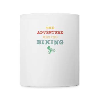 The adventure begins - Binking - Mug - white - Front