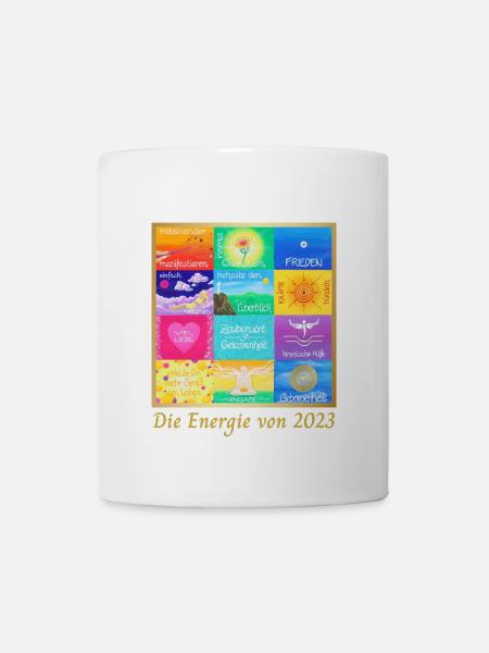 JahresBild Energie von 2023 Sonja Ariel von Staden - Tasse - Weiß