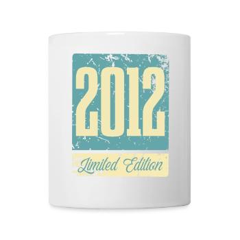 2012 Anniversaire de naissance Année de naissance - Mug blanc - blanc - Devant