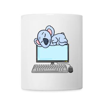 Koala Computer Nerd Programmer Gift - Mug - white - Front