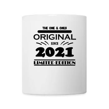 2021 - Baujahr 2021 - Jahrgang 2021 - Tasse - Weiß - Vorne