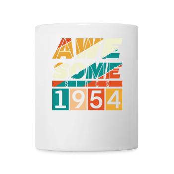 1954 Born Birthday Year of birth vintage - Mug - white - Front