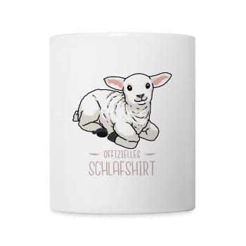 Schaf Schafe Guten Nacht schlafen Kinder Baby - Tasse - Weiß - Vorne