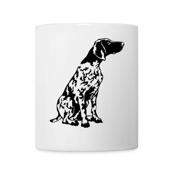 Cheveux courts allemands - Mug blanc - blanc - Devant