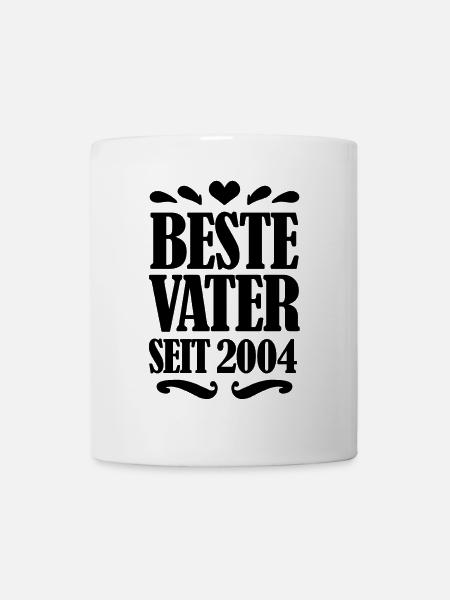 Bester Vater seit 2004 - Tasse - Weiß