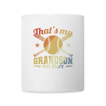 Großvater eines Baseballspielers - Tasse - Weiß - Vorne