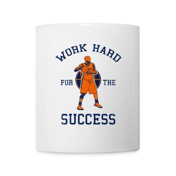 Work Hard For The Success - Mug - white - Front