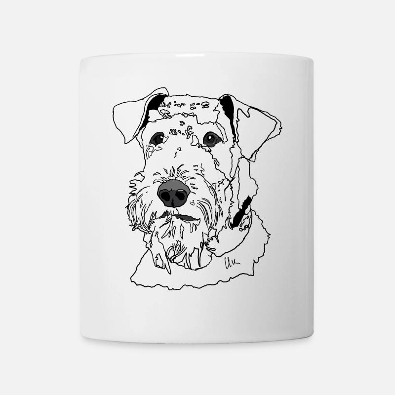 Airedale Terrier - Mug - white