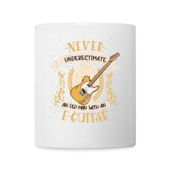 Electric Guitar Musician Musical Instrument Gift - Mug - white - Front