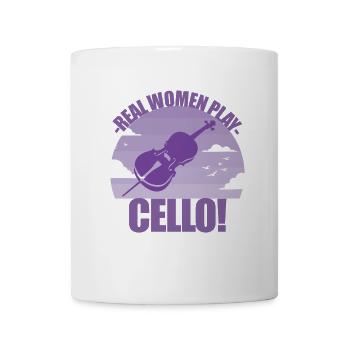 Cello Instrument Musician Cellonist Gift - Mug - white - Front