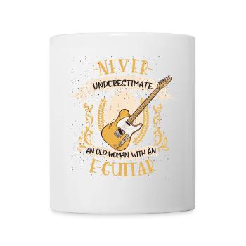 Guitare électrique Musicien Instrument de Musique Cadeau - Mug blanc - blanc - Devant