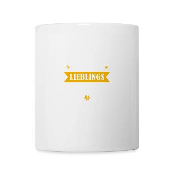 Hunde sind meine Lieblingsmenschen - Tasse - Weiß - Vorne