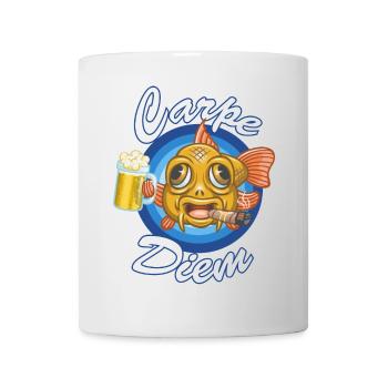 Carpe diem - Mug blanc - blanc - Devant