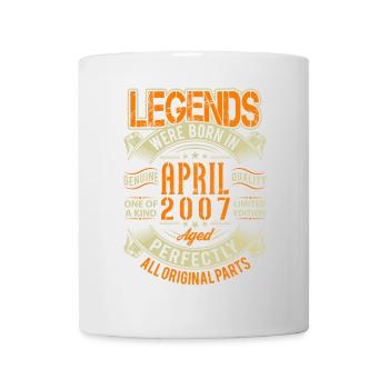 2007 April Birthday Legend - Mug - white - Front